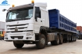 60 Tons 5 Axles Dump Semi Trailer For Ghana