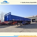 3 Axles 60 Tons Side Wall Trailer For Bulk Transportation To Liberia
