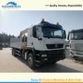 HOWO TX 10 Wheels 371HP Truck Mounted Crane To Ethiopia