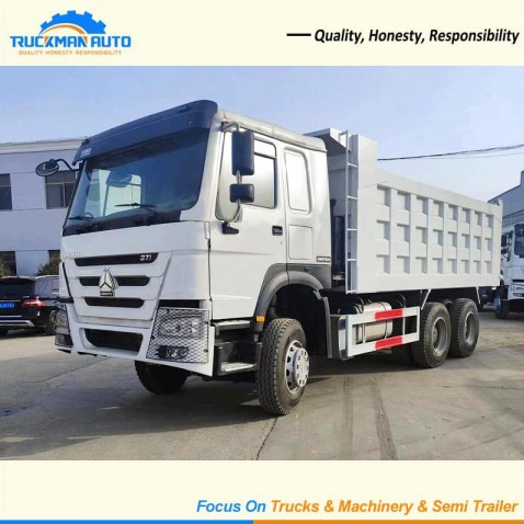 SINOTRUK HOWO 371HP 6×4 dump truck exterior view for mining and construction transport.