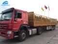 3 Axle 60 Tons Cargo Semi Trailer For Livestock Transport
