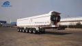 70 Tons 45m3 6 Axles Dump Trailer For Ghana Mining Material Haulage