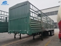3 Axle 50 Tons Fence Semi Trailer For Container Transport