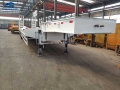 70 Tons Lowboy Semi Trailer For Heavy Machinery Transport