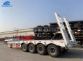 China Brand 4 Axle 80 Tons Lowboy Semi Trailer Manufacturer