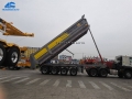 4 Axle 50 Tons Dumping Semi Trailer For Mali Senegal Guinea Ghana 